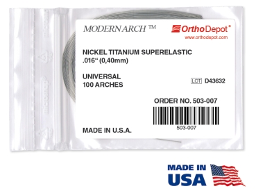 Nickel-titane SE (superélastique), Universal (Damon*), RECTANGULAIRE