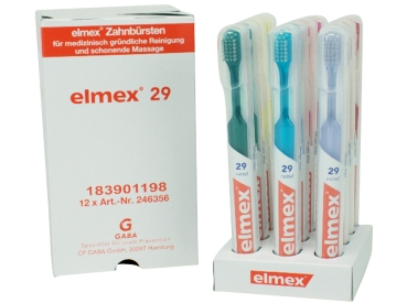 Elmex Brosse à dents 29 Coffret moyen 12pc