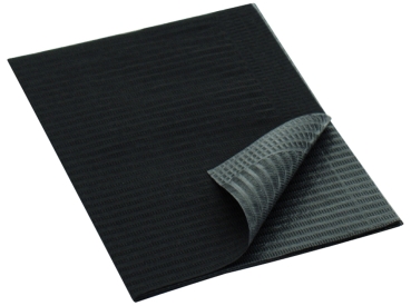 Serviettes de table noir 33x45 500p.