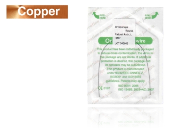 Nickel-titane Copper, Natural II, RECTANGULAIRE