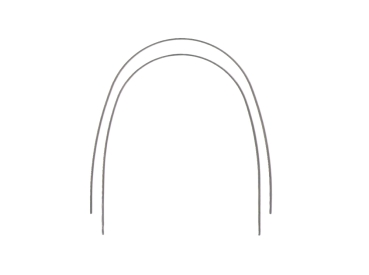 Arc d'acier inoxydable, Natural, ROND (Modern Arch)
