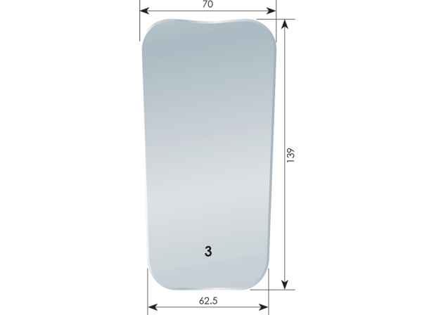 Support de miroir photo antibuée, kit ECONOMY y compris miroir n° 3 (occlusal, standard)