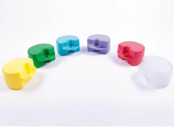 Boîtes d'orthodontie, Quick Box, taille II, 5 couleurs assorties