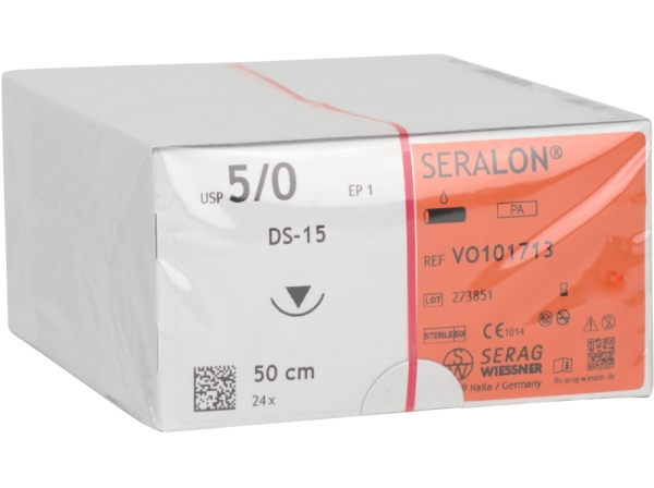 Seralon bleu DS-15 5/0-EP1 0,50cm 2Dtz
