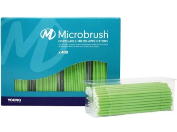 Microbrush plus reg. vert 400pc