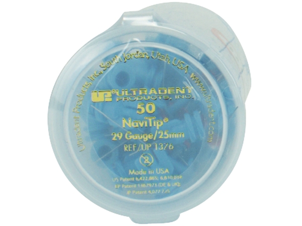 Navi Tips 29GA 25mm bleu clair 50p.