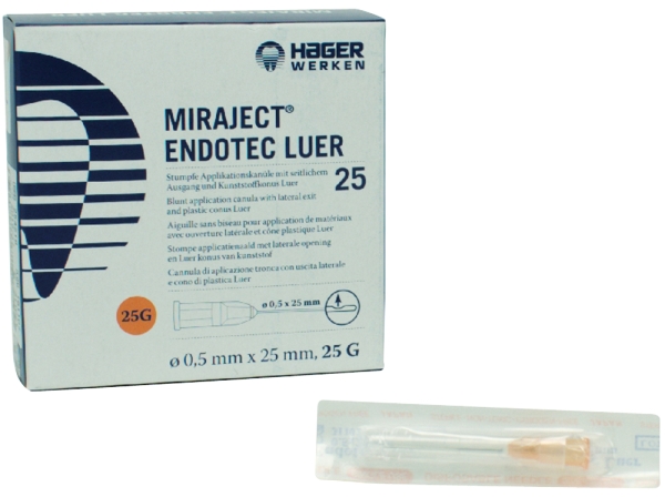 Miraject Endotec 0,5X25 Luer 25pcs