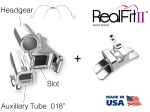 RealFit™ II snap - Bagues, M. sup., combin. triple + verrou palatal (dent 17, 16)  MBT* .018"